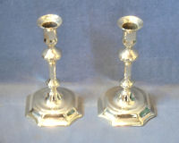 Pair of Period Brass Candlesticks CS151