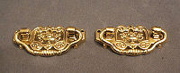 Pair of Small Brass Drawer Handles CK99