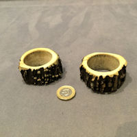 Pair of Stag Antler Serviette Rings T246