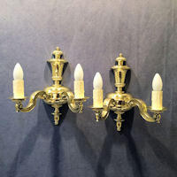 Pair of Twin Branch Electric Wall Lights WL218