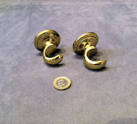 Pair of W. Tonks Picture Rod Mounting Hooks PH36