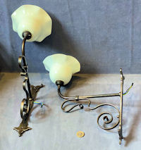 Pair of Wrought Iron Electric Wall WL229