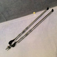 Pair of Wrought Iron Fireside Tongs F619