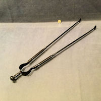 Pair of Wrought Iron Fireside Tongs F621