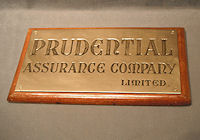 Prudential Assurance Plaque NP163