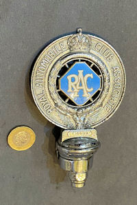 RAC Chrome Car Badge CB64