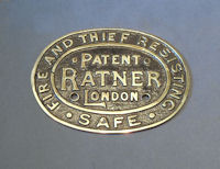 Ratner Brass Safe Plate SP120