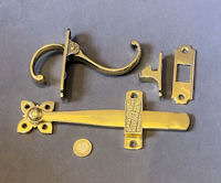 Richardson Darlington Brass 5 Piece Greenhouse Latch Set