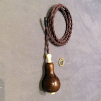 Rosewood Pendant Electric Bell Push EP509