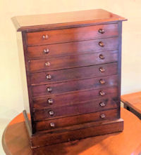 Rowland Ward 8 Drawer Collectors Cabinet CC7