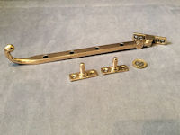 Run of Brass Casement Stays, 12 matching available W461