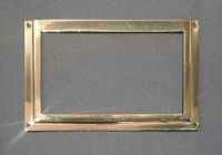 Brass Drawer Label Frames, 10 available LF5