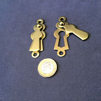 Run of Brass Keyhole Covers, 4 available KC504