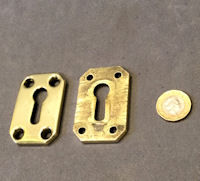 Run of Brass Keyholes, 5 available KC465