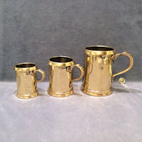Set of 3 Brass Ale Measures M262