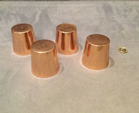 Set of 4 Copper Dariole Moulds JM351