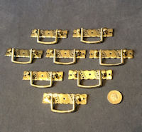 Set of 8 Brass Drawer Handles
