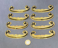 Set of 8 Brass Drawer Handles CK540