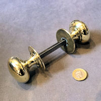 Several Pairs of Brass Door Handles DH740