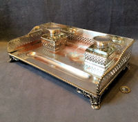 Sheffield Plated Inkstand IW86