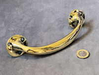Single Brass Door Pull DP662