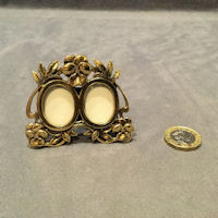 Small Double Brass Photo Frame PF150