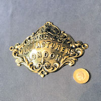 Spong & Co Brass Nameplate NP400