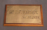 Surgeon Name Plate NP34