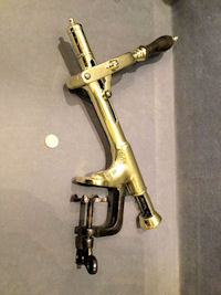 The Merritt Brass Bar Corkpuller