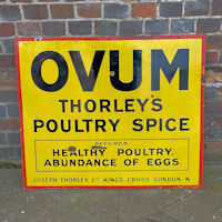Thorleys Ovum Enamel Sign S385