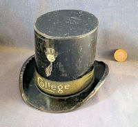 Tin Top Hat Money Box T112