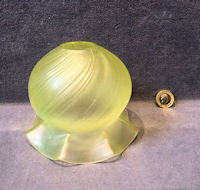 Vaseline Glass Lamp Shade S419