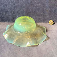 Vaseline Glass Lamp Shade S635