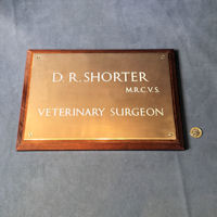Veterinary Surgeon Brass Nameplate NP382