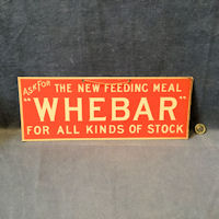 Whebar Animal Food Card Advert A145