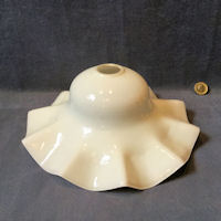White Glass Electric Lamp Shade S505