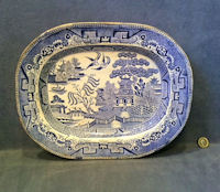 Willow Pattern Oval Platter P77