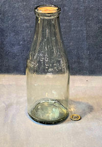 Woking Quart Glass Milk Bottle BJ227