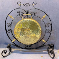 Wrought Iron & Brass Dinner Gong G174