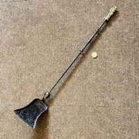 Wrought Iron and Brass Fireside Shovel F670