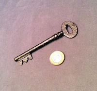 Wrought Iron Door Key K146