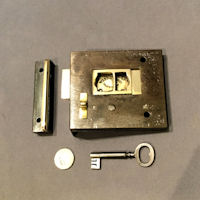 Wrought Iron Rim Lock / Latch RL836