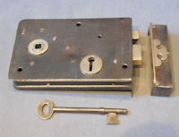 Wrought Iron Rim Lock RL610