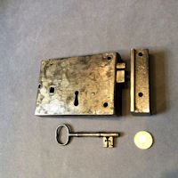 Wrought Iron Rim Lock RL827