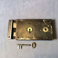 Wrought Iron Rim Lock RL831