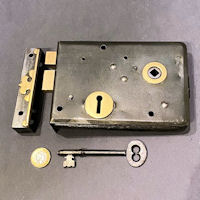 Wrought Iron Rim Lock RL896