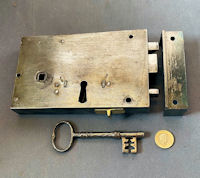 Wrought Iron Rim Lock RL995
