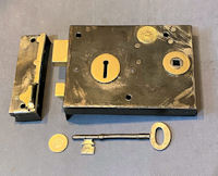 Wrought Iron Rim Lock RL998