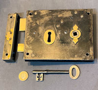 Wrought Iron Rim Lock RL999