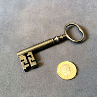 Wrought Iron Strongbox Key K189